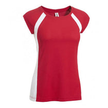 Expert Women's Red/White Raglan Colorblock