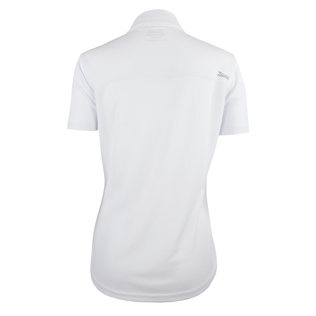 Zusa 3 Day Women's White Everyday Pique Polo