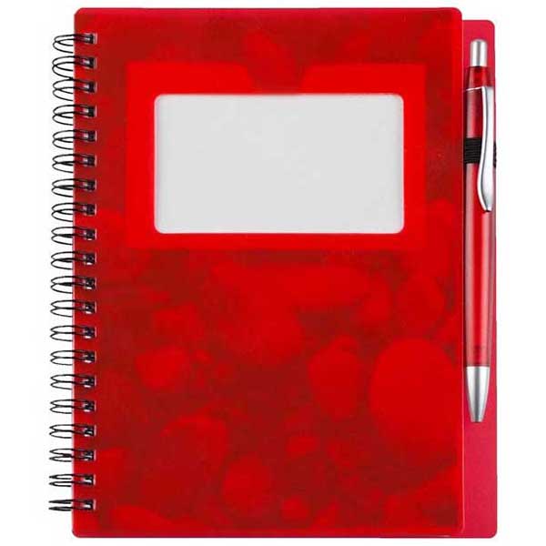 Gold Bond Inc Bedrock Red Business Card Stone Paper Notebook