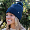 Zusa 3 Day Navy Hyland Knit Beanie