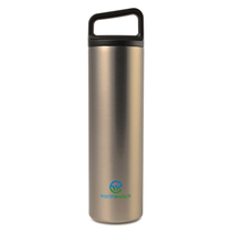 MiiR Silver Satin Climate+ Wide Mouth Bottle - 20 Oz.