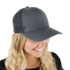 Zusa Black/Charcoal Open Road Trucker Cap