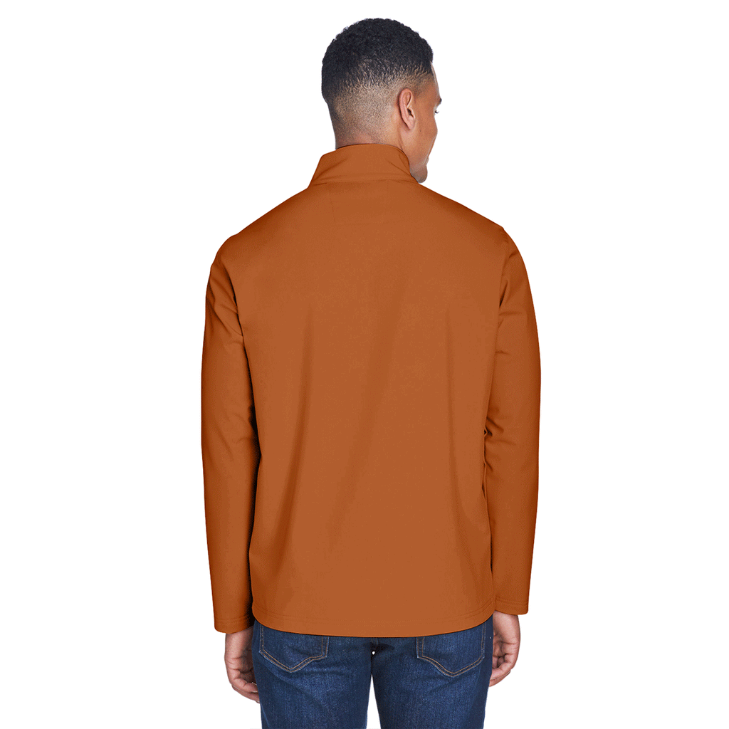 Team 365 Men's Burnt Orange Leader Soft Shell Jacket