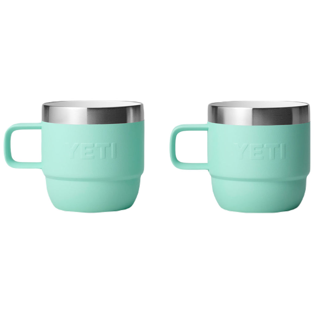 YETI Seafoam Rambler 6 oz Stackable Mug (2 Pack)