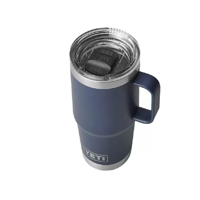 YETI Navy Rambler 20 oz Travel Mug